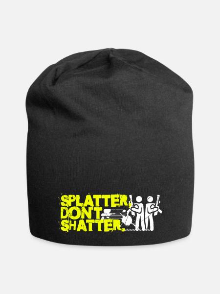 Paintball - Jersey-Beanie - Schwarz