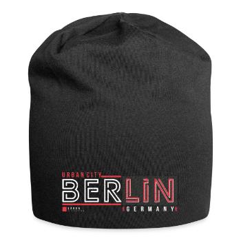 Berlin Urban City Style Fan Travel Streetwear - Jersey Beanie - black - Front
