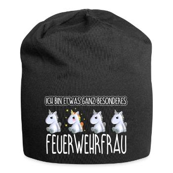 FEUERWEHRFRAU - Toll - Jersey-Beanie - Schwarz - Vorne