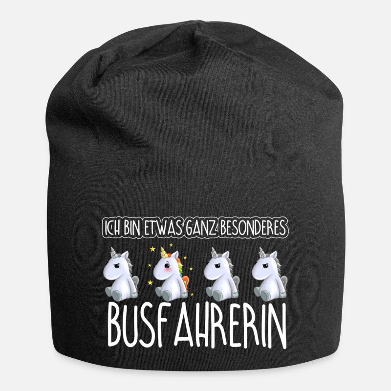 BUSFAHRERIN - Toll - Jersey-Beanie - Schwarz