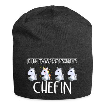 CHEFIN - Toll - Jersey-Beanie - Anthrazit - Vorne