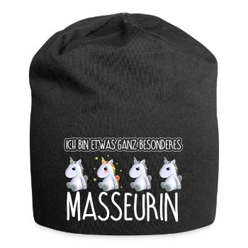 MASSEURIN - Toll - Jersey-Beanie - Schwarz - Vorne