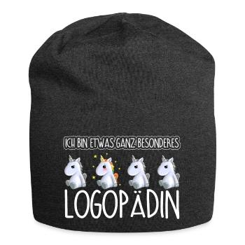 LOGOPÄDIN - Toll - Jersey-Beanie - Anthrazit - Vorne