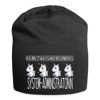 SYSTEM-ADMIN - Toll - Jersey-Beanie - Schwarz - Vorne