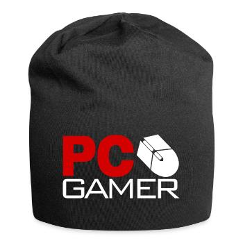 PC Gamer Computer Gaming Gift Gift Idea - Jersey Beanie - black - Front