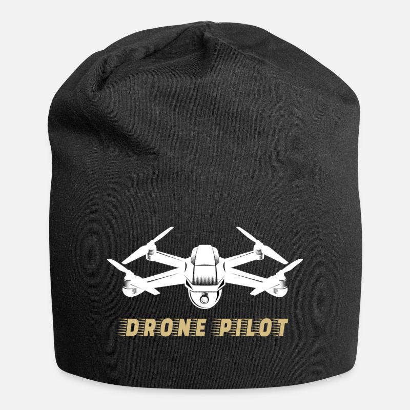 drone pilote Drone - Bonnet en jersey - noir