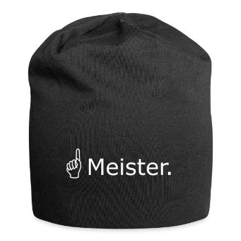 Meister - Jersey-Beanie - Schwarz - Vorne