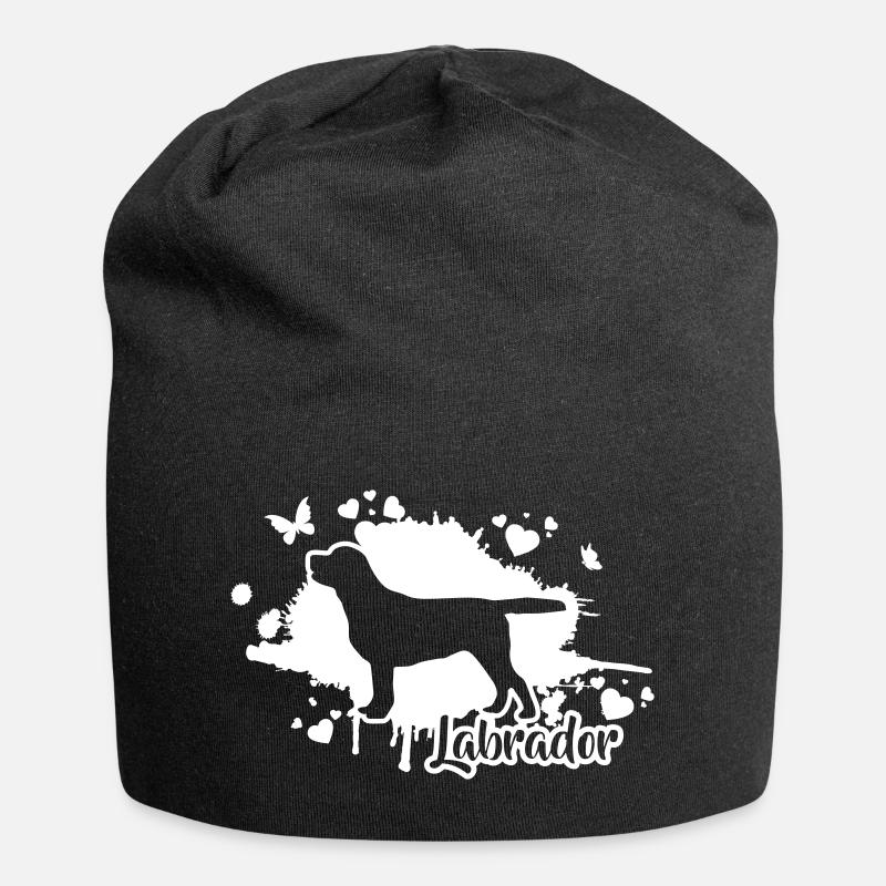 LABRADOR Retriever Labbi Hund Hunde Wilsigns - Jersey-Beanie - Schwarz