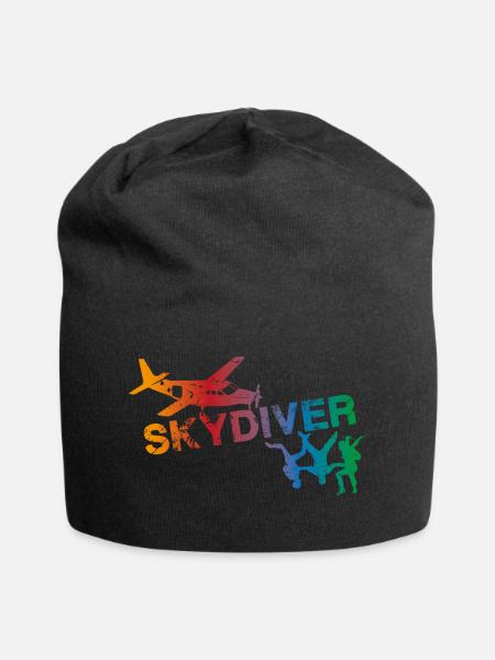 Fallschirmsport Shirt Skydiver t-shirt - Jersey-Beanie - Schwarz
