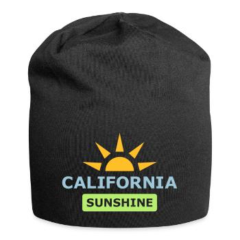 ★ design colors changeable ★ California Sunshine - Jersey Beanie - black - Front