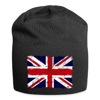 Union Jack - UK Flag - Jersey-Beanie - Schwarz - Vorne