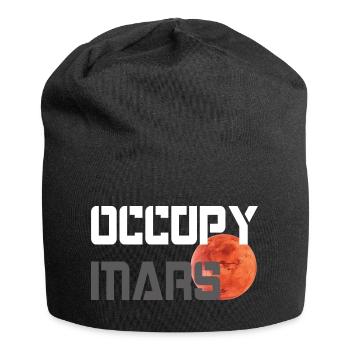 OCCUPER MARS - Bonnet en jersey - noir - Devant