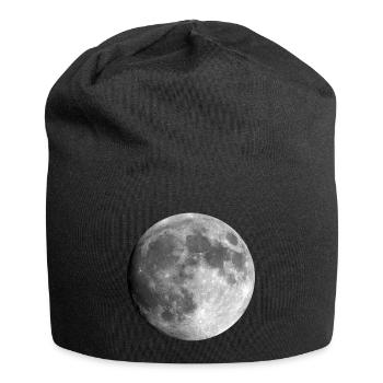 Pleine lune nouvelle lune Luna - Bonnet en jersey - noir - Devant
