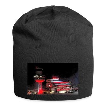 Flughafen Tegel / TXL Danke TXL - Jersey-Beanie - Schwarz - Vorne