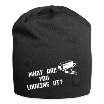 WHAT ARE YOU LOOKING AT CCTV Kamera Street Art - Bonnet en jersey - noir - Devant