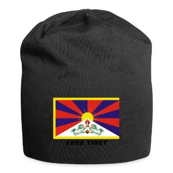 Free Tibet - Bonnet en jersey - noir - Devant