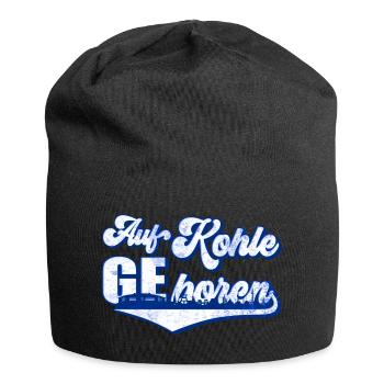 Auf Kohle geboren | Gelsenkirchen Ruhrpott - Jersey-Beanie - Schwarz - Vorne