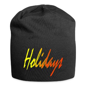 Ferien - Jersey-Beanie - Schwarz - Vorne