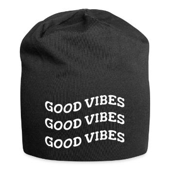 good vibes - Bonnet en jersey - noir - Devant