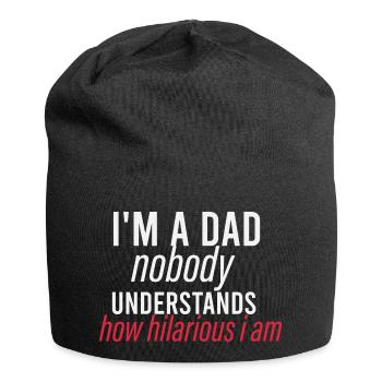 Funny Dad gift Hilarious Father Mens - Jersey Beanie - black - Front