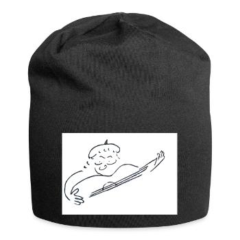 Guitar man - Jersey-Beanie - Schwarz - Vorne
