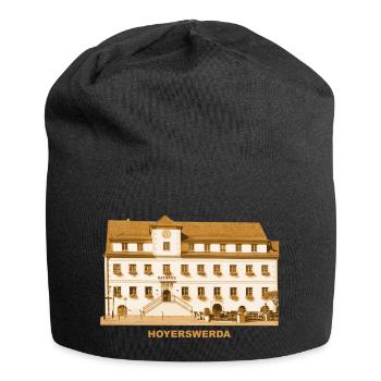 Hoyerswerda Town Hall Hoywoy Upper Lusatia Saxony - Jersey Beanie - black - Front