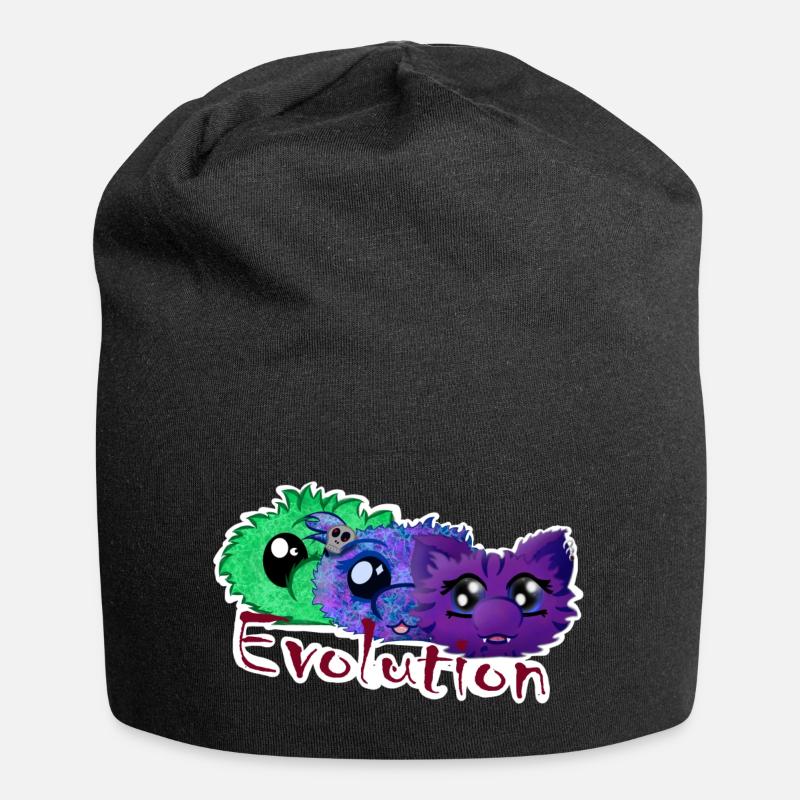 Évolution de nan0 - Bonnet en jersey - noir