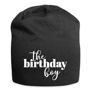 The Birthday Boy - Jersey Beanie - black - Front