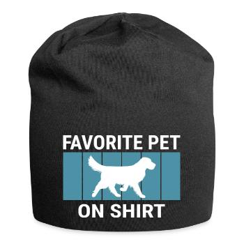 Chien de chasse - Bonnet en jersey - noir - Devant