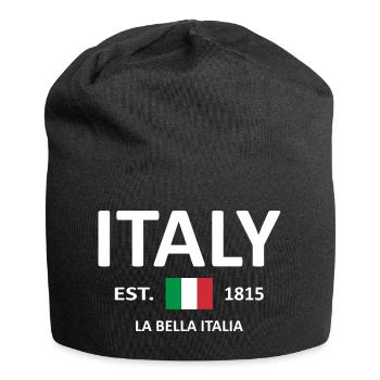 ITALIEN - Jersey-Beanie - Schwarz - Vorne