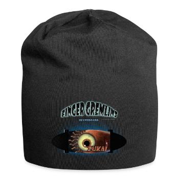 Skateboard Creature Monster Sport Finger Gremlin - Jersey Beanie - black - Front
