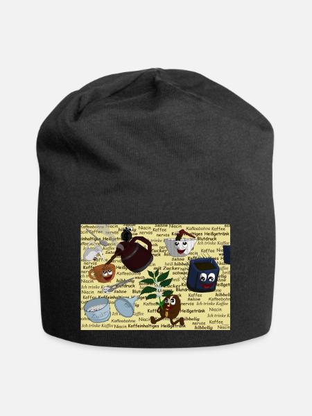 Der Kreislauf des Kaffees - Jersey-Beanie - Schwarz