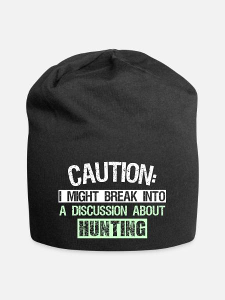 Caution - Jersey-Beanie - Schwarz