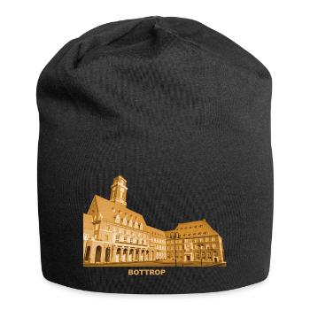 Hôtel de ville de Bottrop, région de la Ruhr, Rhénanie-du-Nord-Westphalie - Bonnet en jersey - noir - Devant