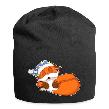 Bonnet de nuit Fox Sleeping - Bonnet en jersey - noir - Devant