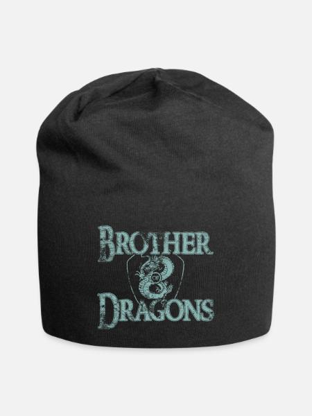 BOD pale blue 23 - Jersey Beanie - black