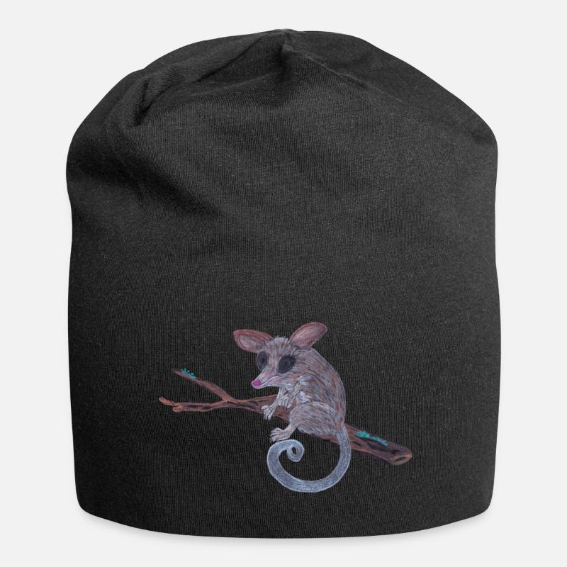 Die schüchterne Jackfrucht - Jersey-Beanie - Schwarz