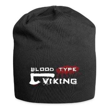 Groupe sanguin Viking, groupe sanguin Viking - Bonnet en jersey - noir - Devant
