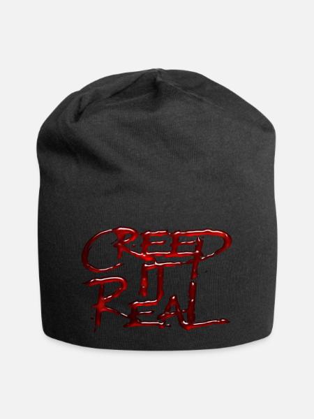 Grusel es echt - Jersey-Beanie - Schwarz