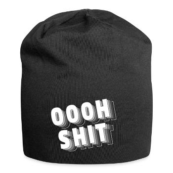 Oooh Shit - Jersey-Beanie - Schwarz - Vorne
