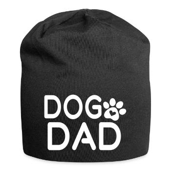 Papa chien - Bonnet en jersey - noir - Devant