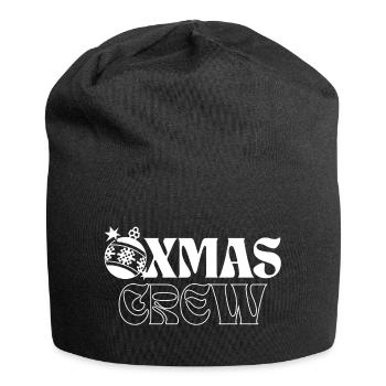 Illustration de gravité de Noël festif - Bonnet en jersey - noir - Devant