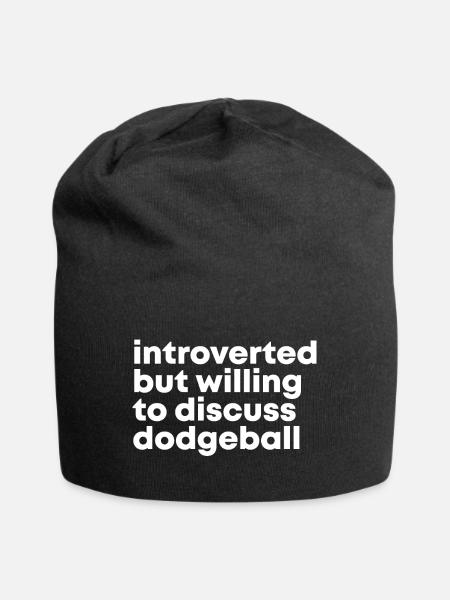 Dodgeball Dodgeball Dodgeball - Jersey-Beanie - Schwarz