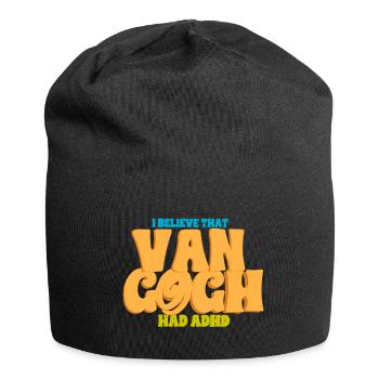 ADHD Van Gogh - Jersey Beanie - black - Front