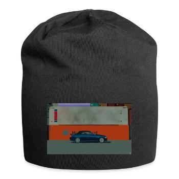 Vintage European Car - Jersey Beanie - black - Front