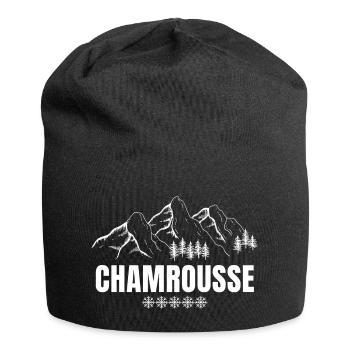 Chamrousse, ski resort, ski area - Jersey Beanie - black - Front