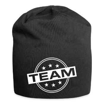 Team - Jersey-Beanie - Schwarz - Vorne