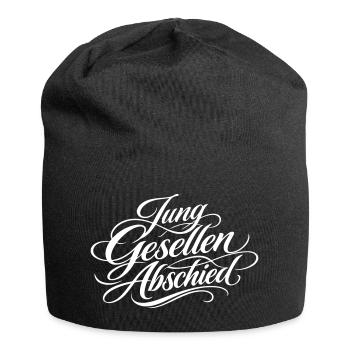 Junggesellen Abschied Jga - Jersey-Beanie - Schwarz - Vorne