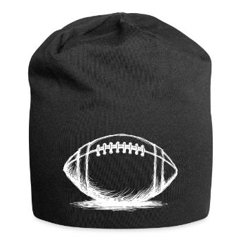 Vintage American Football Ball Sportsman - Jersey Beanie - black - Front