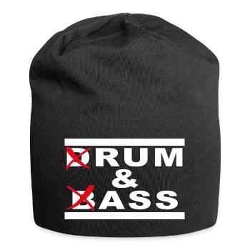 Rum & Ass – Drum and Bass Word Game - Jersey Beanie - black - Front
